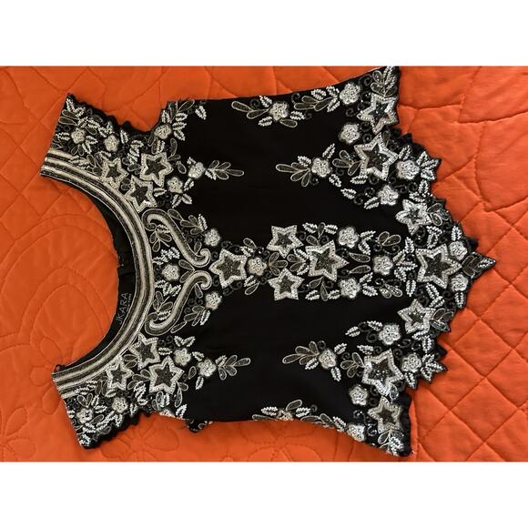 J KARA New York Womens Size Small Beaded and Sequined Top - Picture 12 of 14